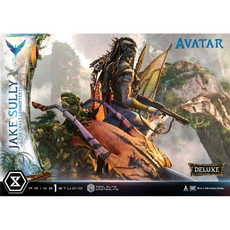 Prime 1 Studio Avatar - Jake Sully & The Great Leonopteryx Versión Deluxe 1/4