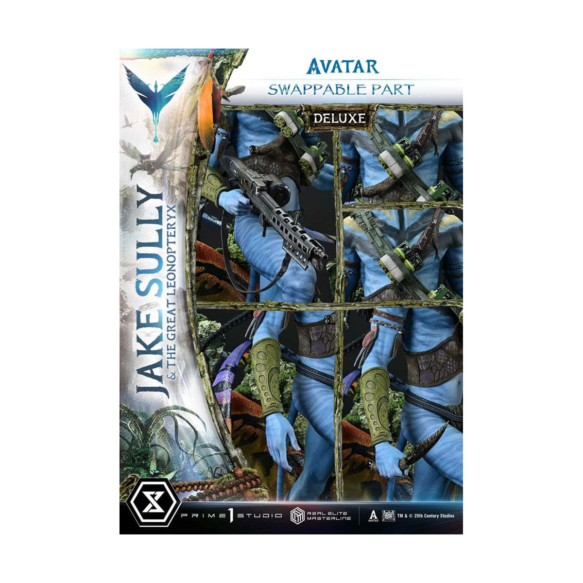 Prime 1 Studio Avatar - Jake Sully & The Great Leonopteryx Versión Deluxe 1/4