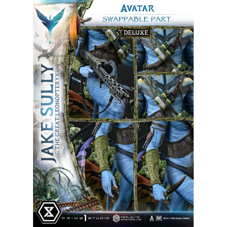 Prime 1 Studio Avatar - Jake Sully & The Great Leonopteryx Versión Deluxe 1/4