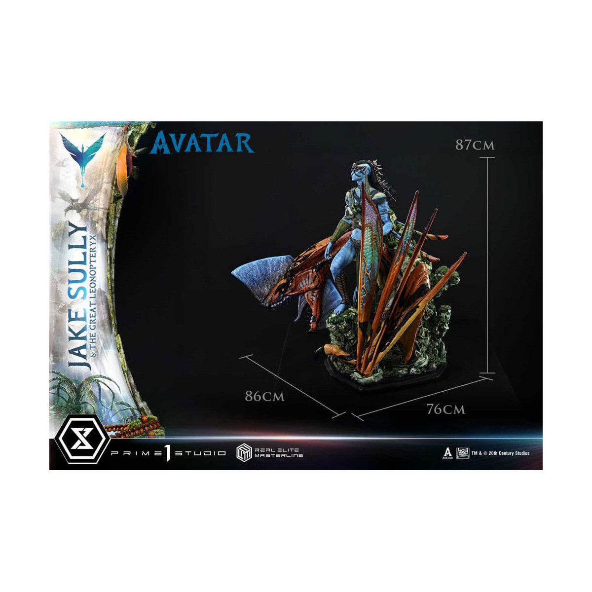 Prime 1 Studio Avatar - Jake Sully & The Great Leonopteryx Versión Deluxe 1/4