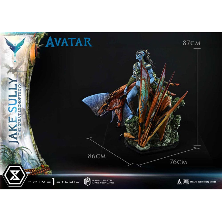 Prime 1 Studio Avatar - Jake Sully & The Great Leonopteryx Versión Deluxe 1/4