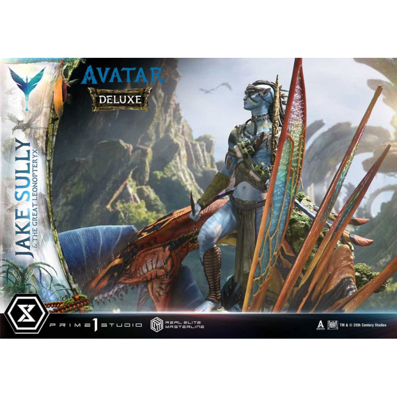 Prime 1 Studio Avatar - Jake Sully & The Great Leonopteryx Versión Deluxe 1/4