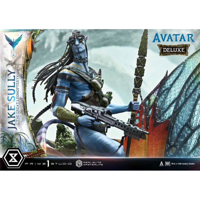 Prime 1 Studio Avatar - Jake Sully & The Great Leonopteryx Versión Deluxe 1/4