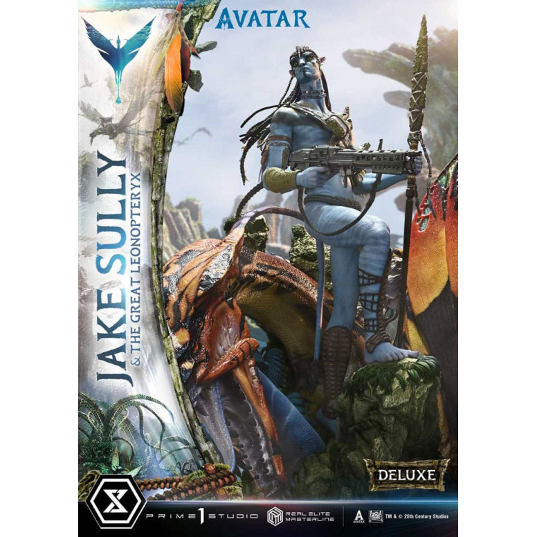 Prime 1 Studio Avatar - Jake Sully & The Great Leonopteryx Versión Deluxe 1/4