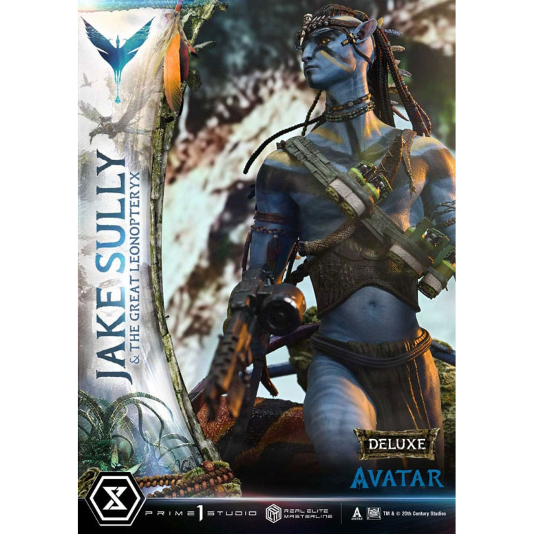 Prime 1 Studio Avatar - Jake Sully & The Great Leonopteryx Versión Deluxe 1/4