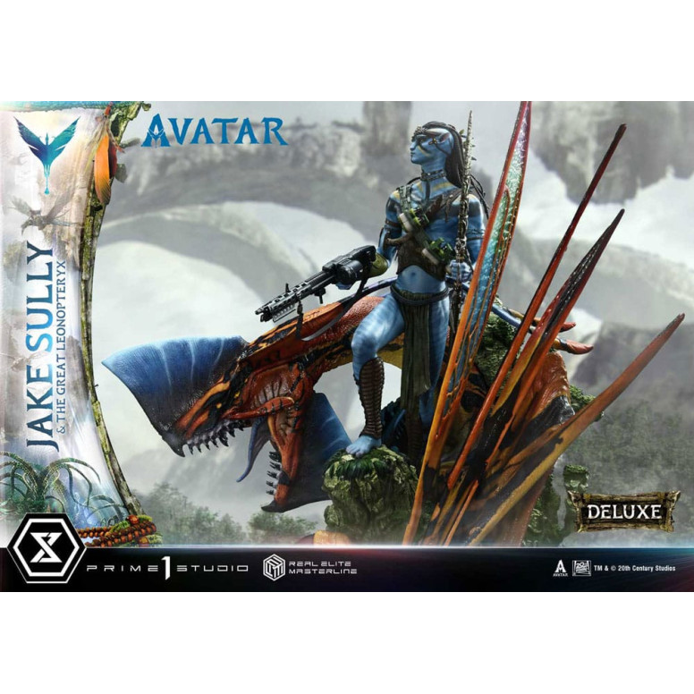 Prime 1 Studio Avatar - Jake Sully & The Great Leonopteryx Versión Deluxe 1/4