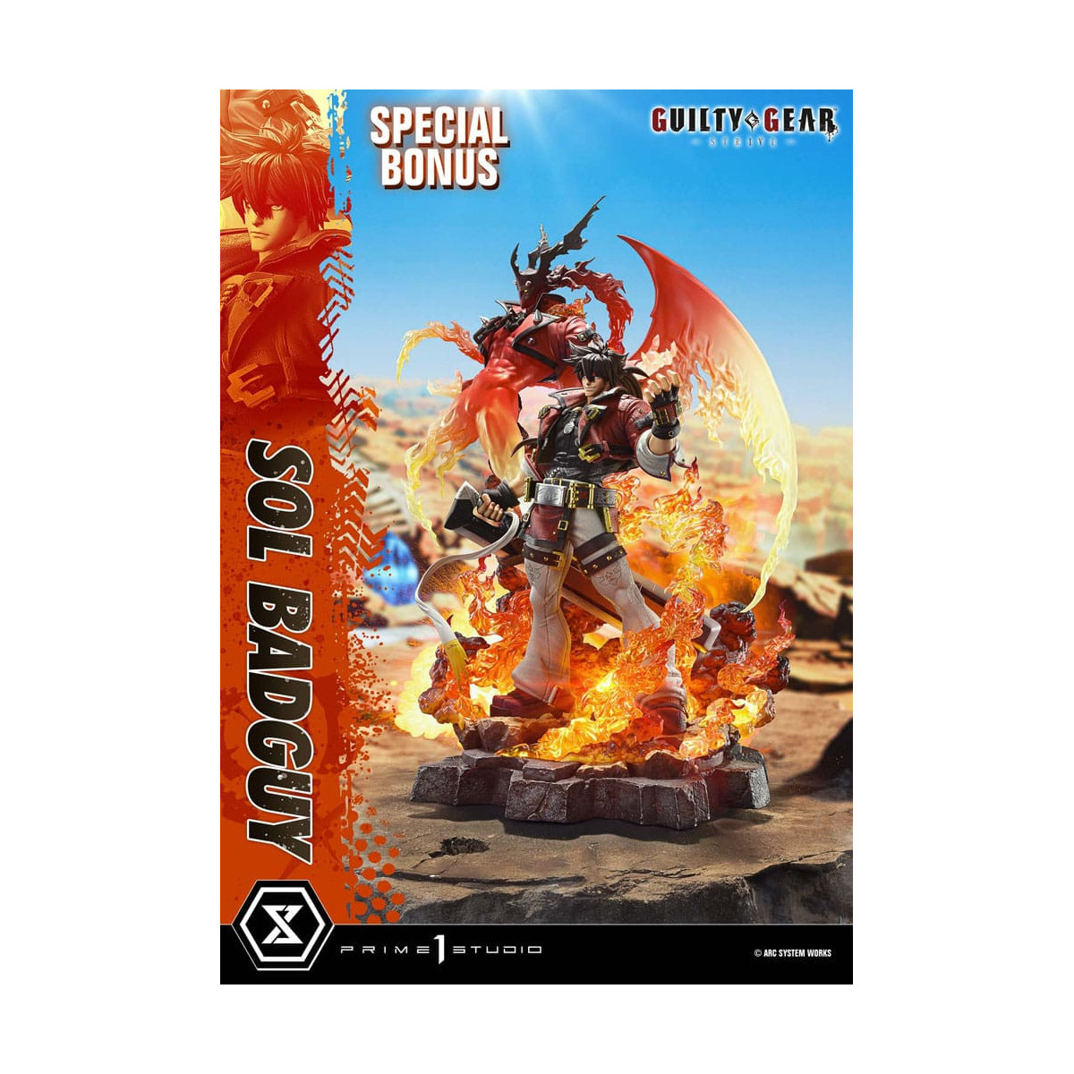 Prime 1 Studio - Guilty gear Strive - Sol Badguy Bonus Version Premium Masterline Series 1/4