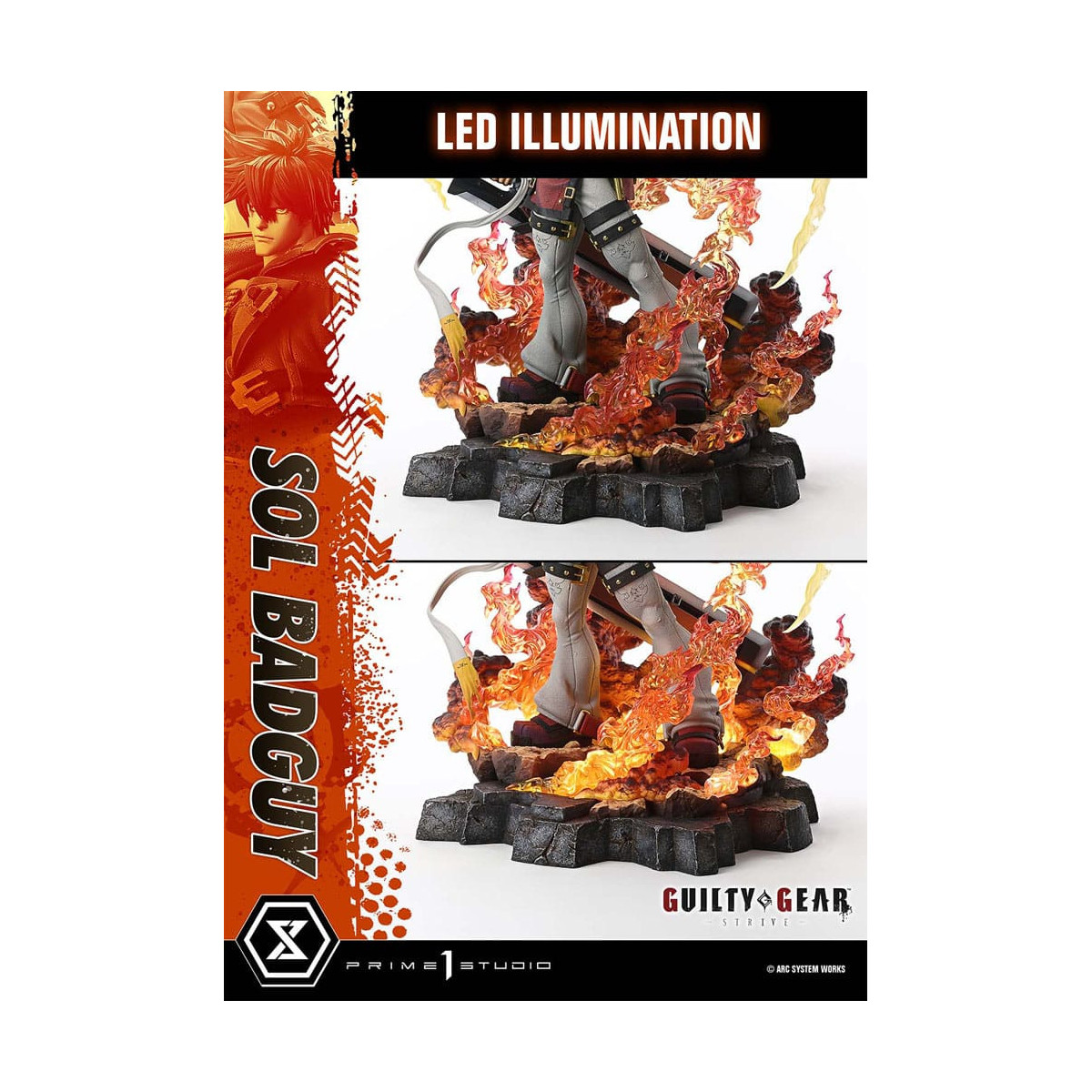 Prime 1 Studio - Guilty gear Strive - Sol Badguy Bonus Version Premium Masterline Series 1/4