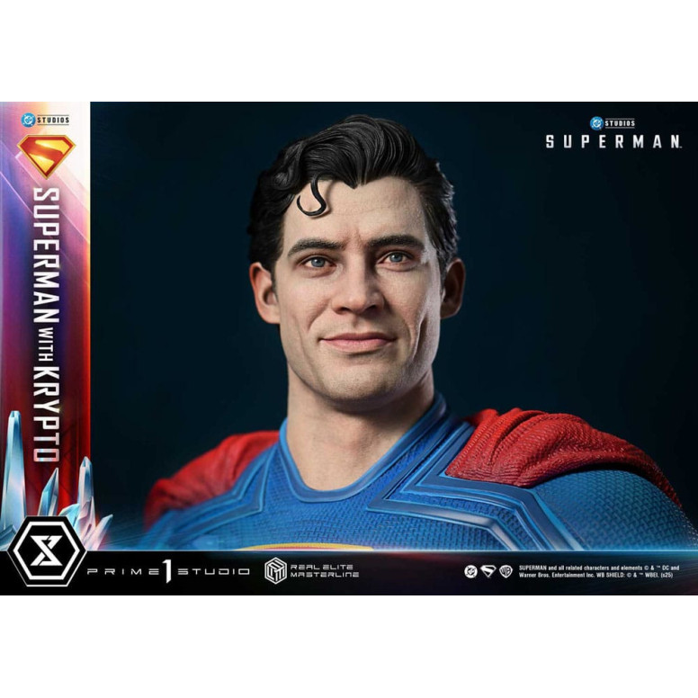 Prime 1 Studio - Superman con Krypto Bonus Version - Real Elite Masterline Series 1/3