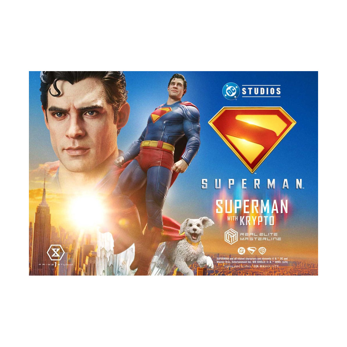 Prime 1 Studio - Superman con Krypto - Real Elite Masterline Series 1/3