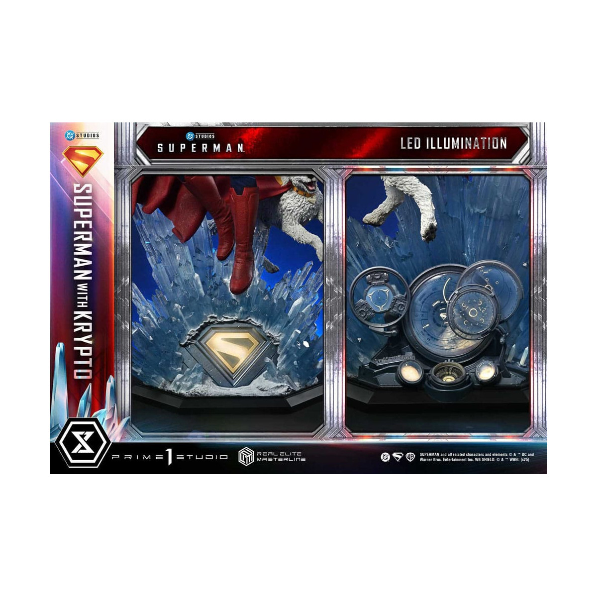 Prime 1 Studio - Superman con Krypto - Real Elite Masterline Series 1/3