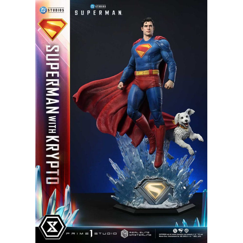 Prime 1 Studio - Superman con Krypto - Real Elite Masterline Series 1/3