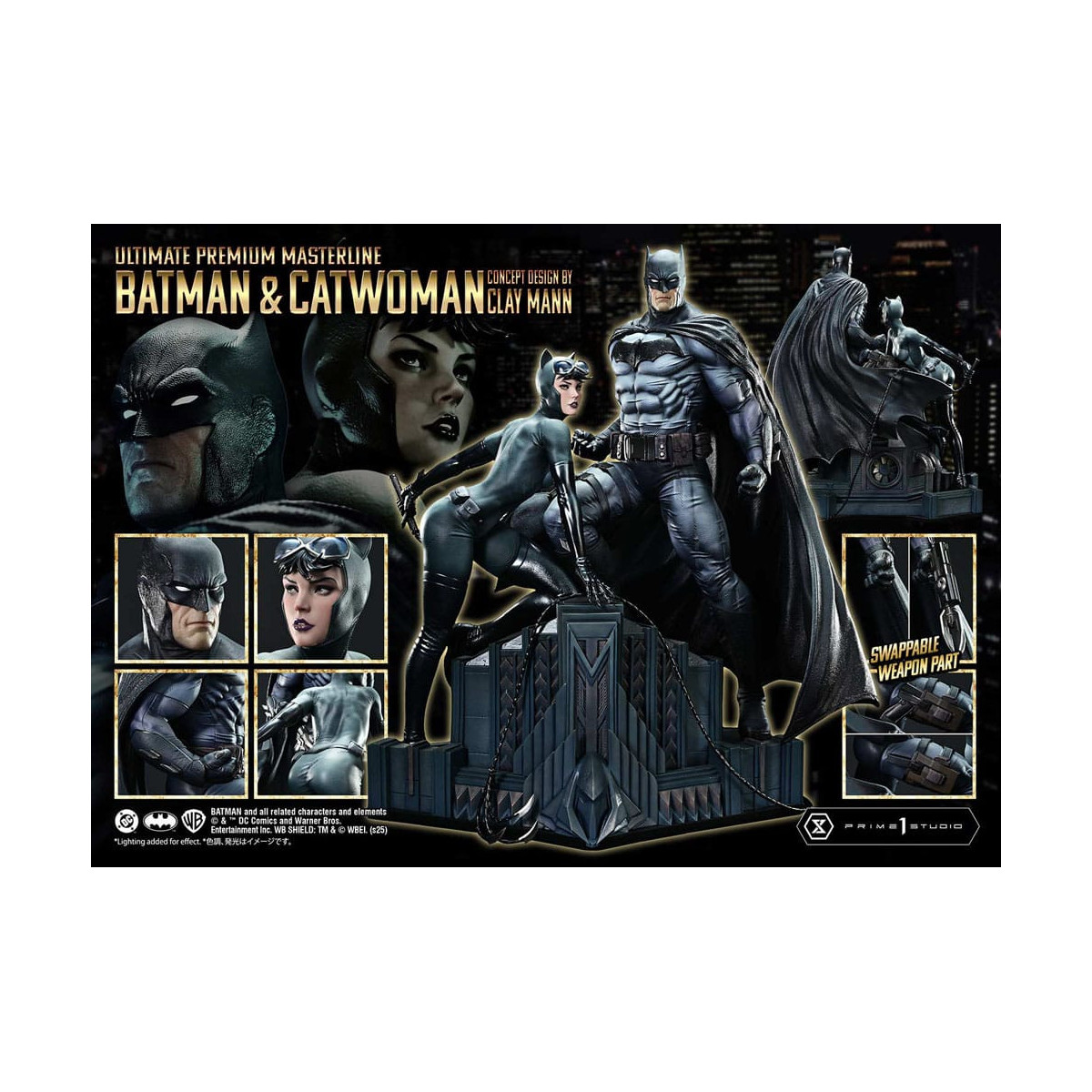 Prime 1 Studio - Batman y Catwoman (Diseño conceptual de Clay Mann) - Ultimate Premium Masterline Series 1/4