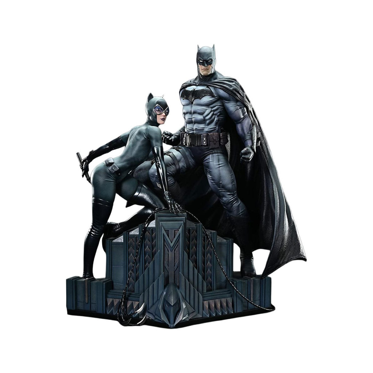 Prime 1 Studio - Batman y Catwoman (Diseño conceptual de Clay Mann) Versión Extra - Ultimate Premium Masterline Series 1/4