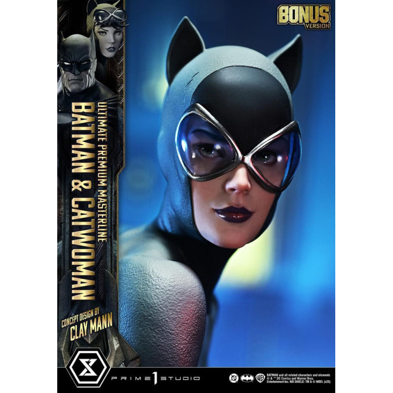 Prime 1 Studio - Batman y Catwoman (Diseño conceptual de Clay Mann) Versión Extra - Ultimate Premium Masterline Series 1/4