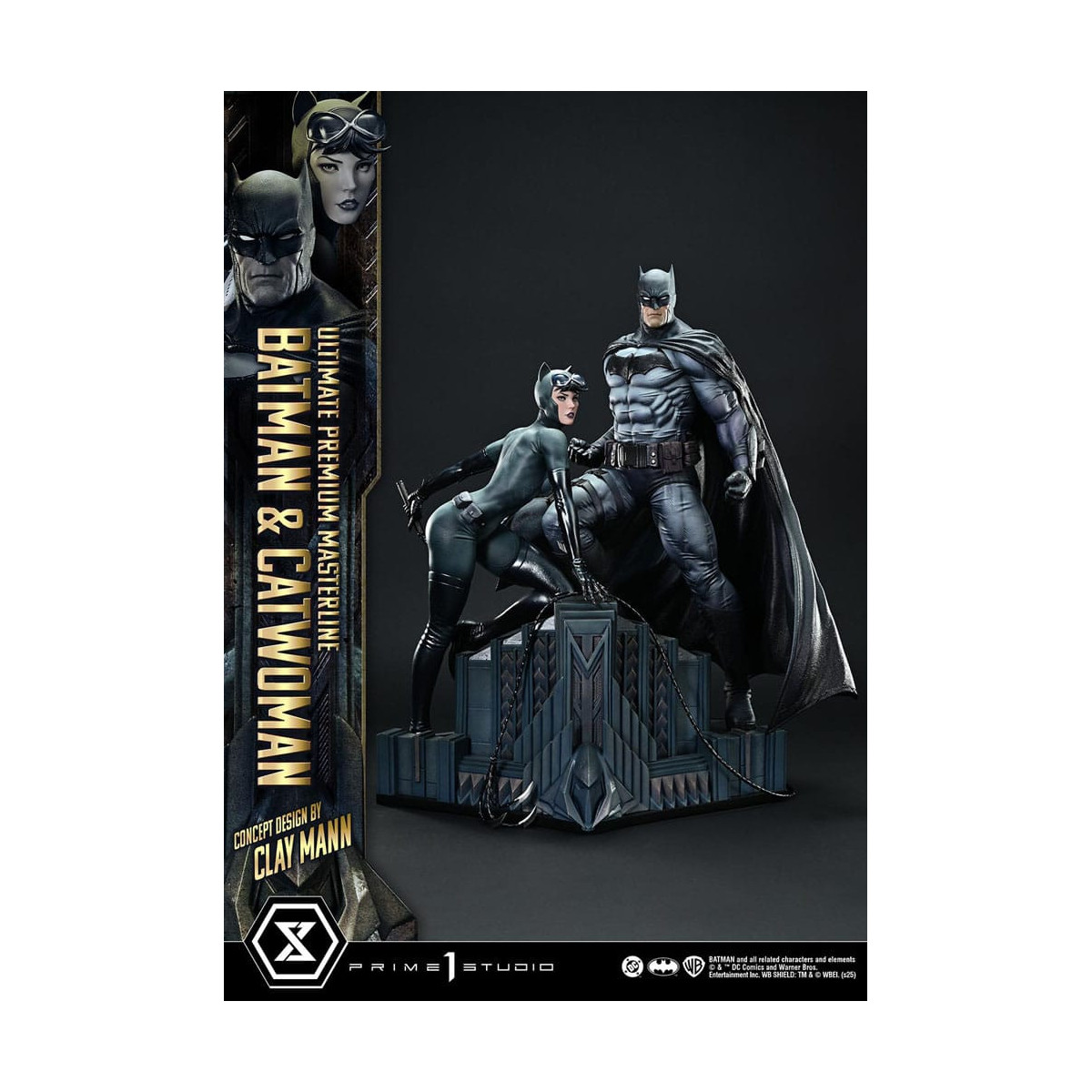 Prime 1 Studio - Batman y Catwoman (Diseño conceptual de Clay Mann) Versión Extra - Ultimate Premium Masterline Series 1/4