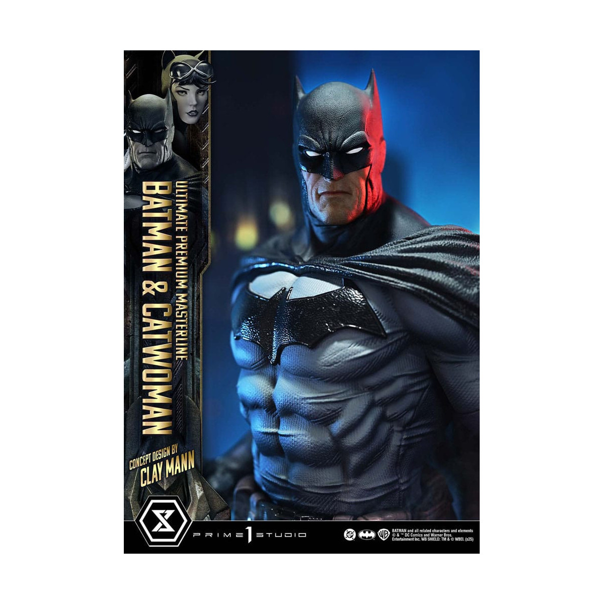 Prime 1 Studio - Batman y Catwoman (Diseño conceptual de Clay Mann) Versión Extra - Ultimate Premium Masterline Series 1/4