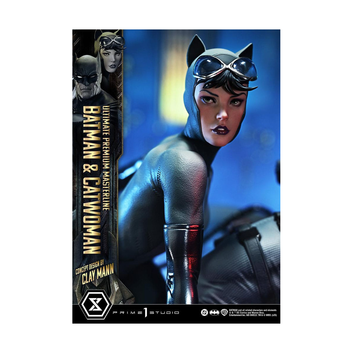 Prime 1 Studio - Batman y Catwoman (Diseño conceptual de Clay Mann) Versión Extra - Ultimate Premium Masterline Series 1/4