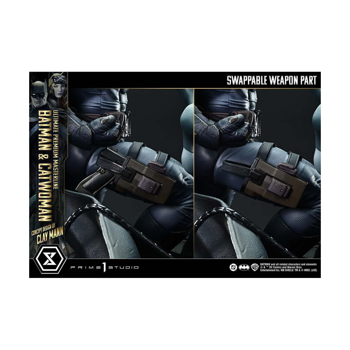 Prime 1 Studio - Batman y Catwoman (Diseño conceptual de Clay Mann) Versión Extra - Ultimate Premium Masterline Series 1/4