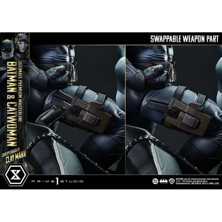 Prime 1 Studio - Batman y Catwoman (Diseño conceptual de Clay Mann) Versión Extra - Ultimate Premium Masterline Series 1/4
