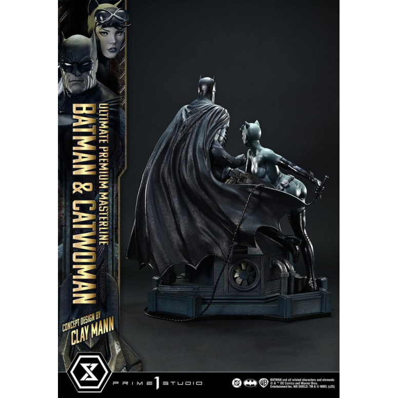 Prime 1 Studio - Batman y Catwoman (Diseño conceptual de Clay Mann) Versión Extra - Ultimate Premium Masterline Series 1/4