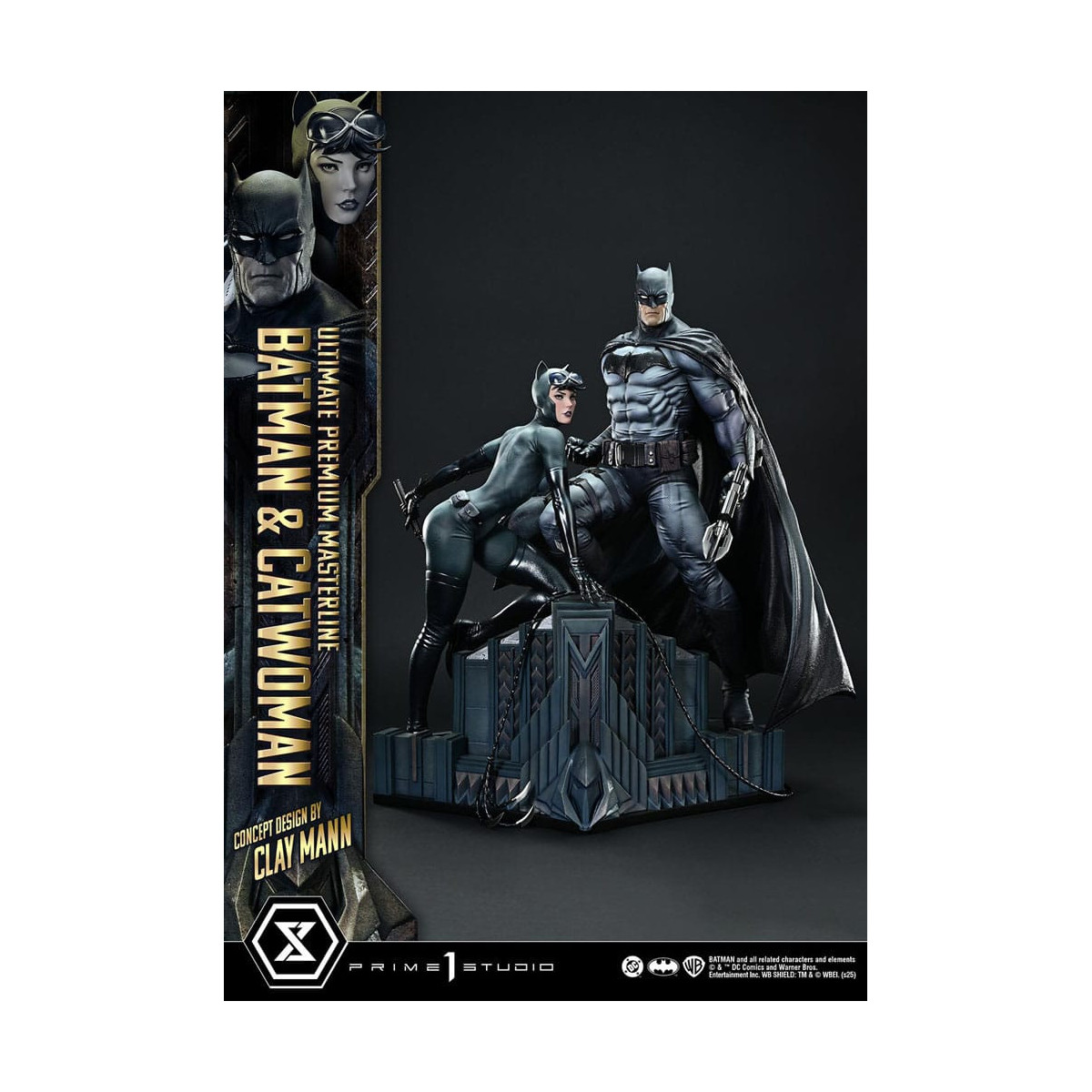 Prime 1 Studio - Batman y Catwoman (Diseño conceptual de Clay Mann) Versión Extra - Ultimate Premium Masterline Series 1/4