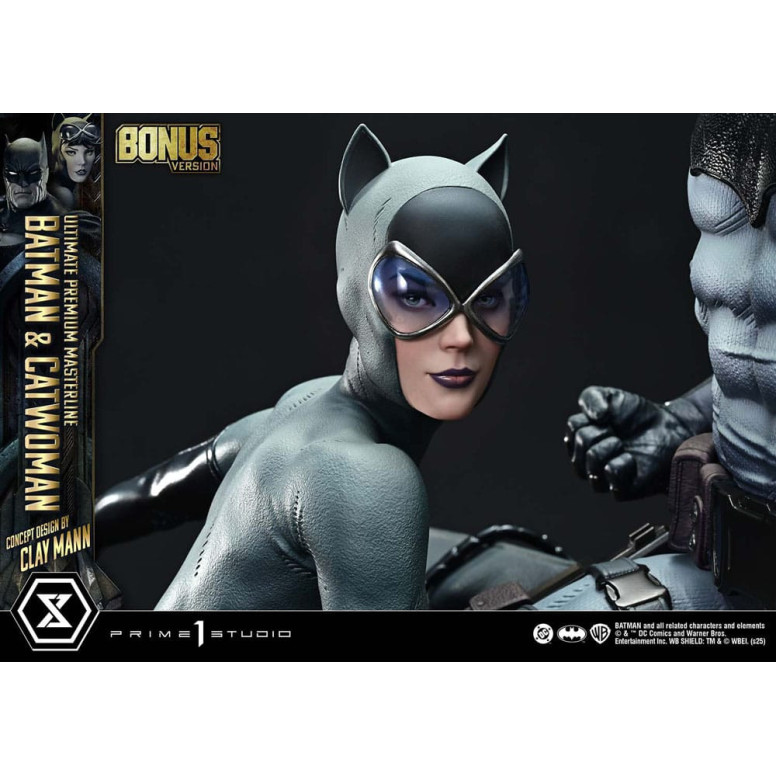 Prime 1 Studio - Batman y Catwoman (Diseño conceptual de Clay Mann) Versión Extra - Ultimate Premium Masterline Series 1/4