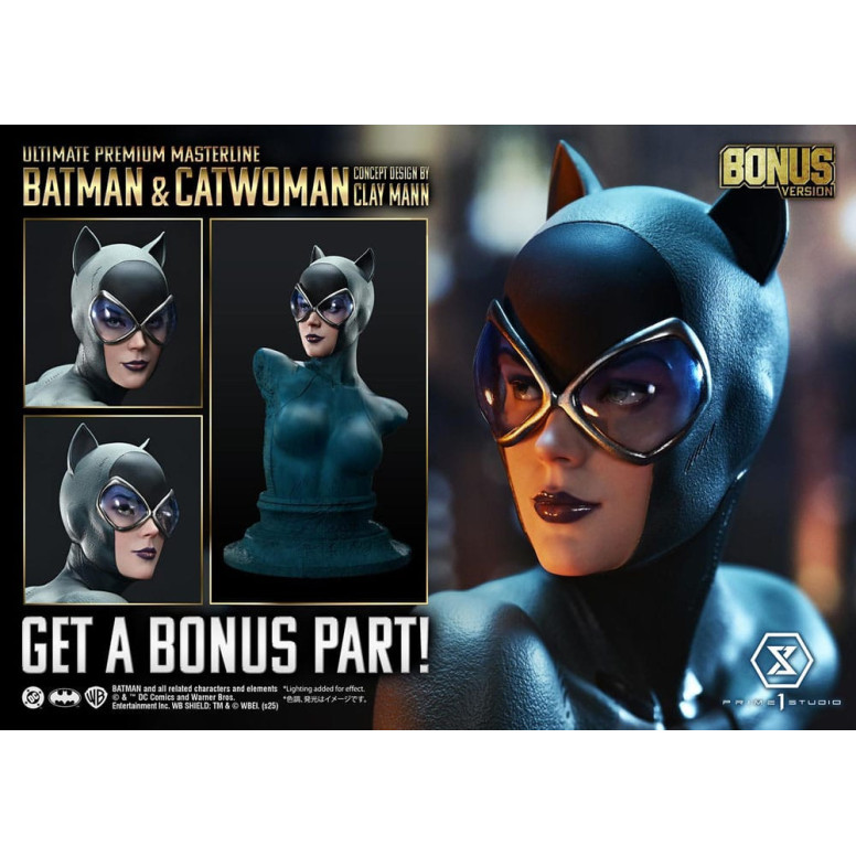 Prime 1 Studio - Batman y Catwoman (Diseño conceptual de Clay Mann) Versión Extra - Ultimate Premium Masterline Series 1/4