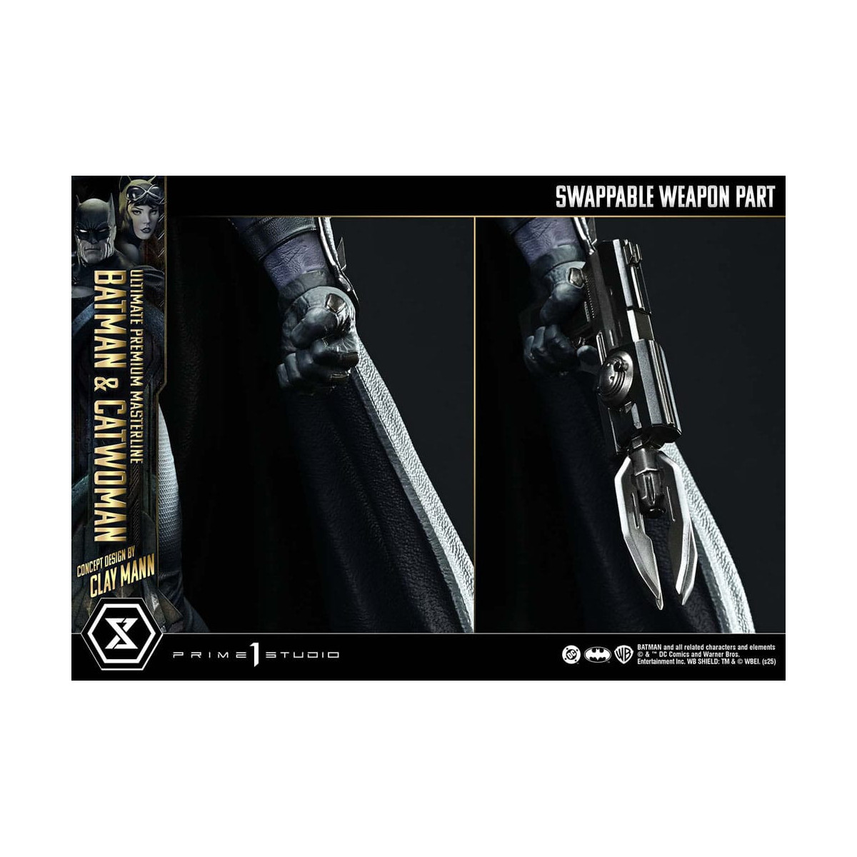 Prime 1 Studio - Batman y Catwoman (Diseño conceptual de Clay Mann) Versión Extra - Ultimate Premium Masterline Series 1/4