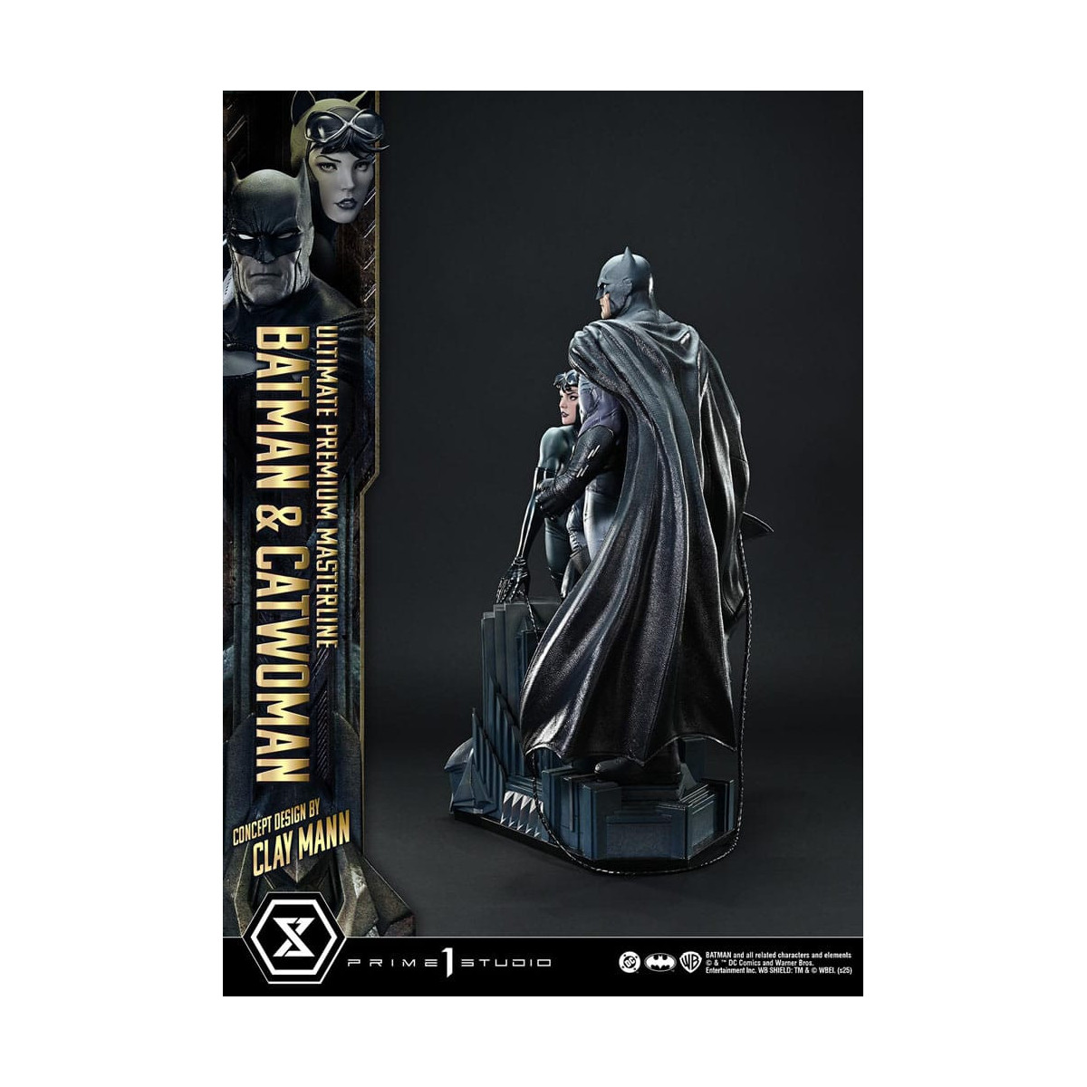 Prime 1 Studio - Batman y Catwoman (Diseño conceptual de Clay Mann) Versión Extra - Ultimate Premium Masterline Series 1/4
