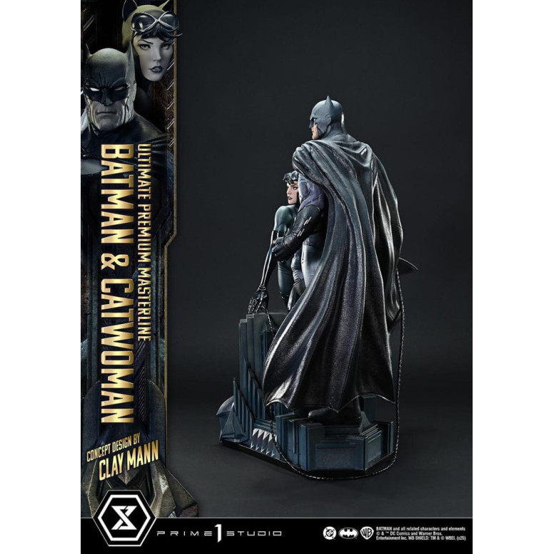 Prime 1 Studio - Batman y Catwoman (Diseño conceptual de Clay Mann) Versión Extra - Ultimate Premium Masterline Series 1/4