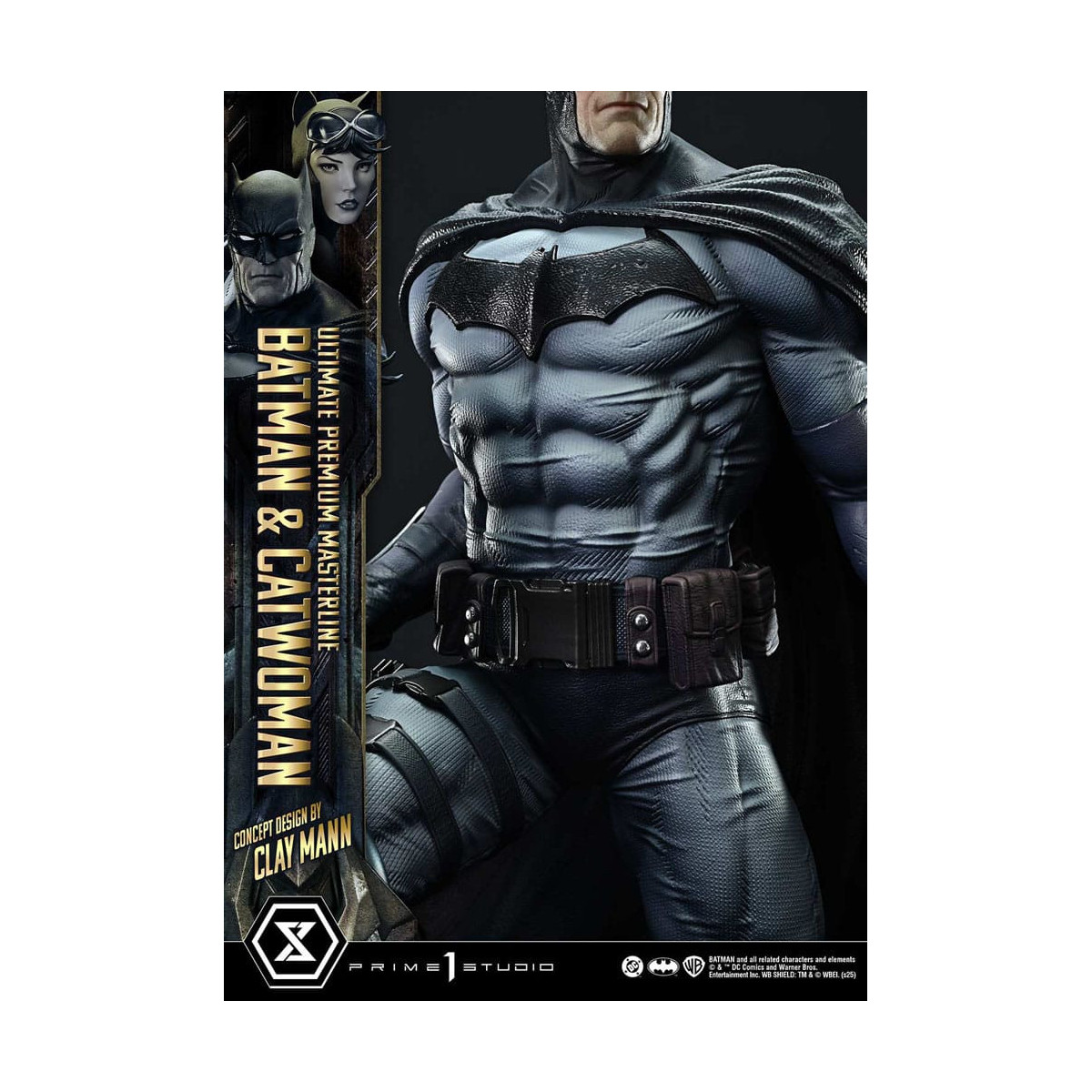 Prime 1 Studio - Batman y Catwoman (Diseño conceptual de Clay Mann) Versión Extra - Ultimate Premium Masterline Series 1/4