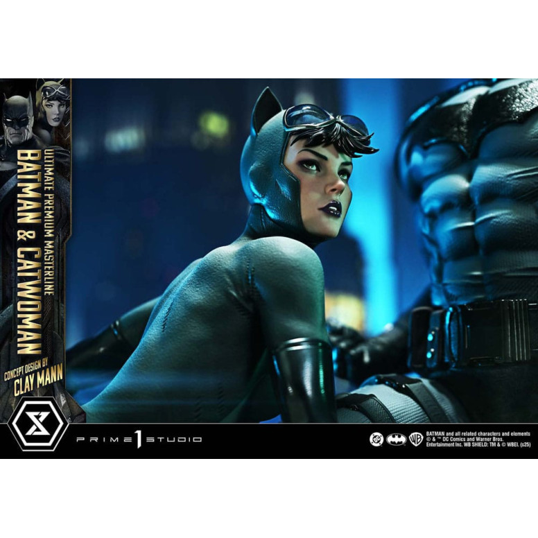 Prime 1 Studio - Batman y Catwoman (Diseño conceptual de Clay Mann) Versión Extra - Ultimate Premium Masterline Series 1/4