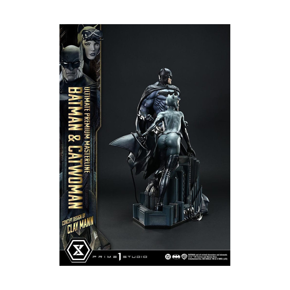 Prime 1 Studio - Batman y Catwoman (Diseño conceptual de Clay Mann) Versión Extra - Ultimate Premium Masterline Series 1/4
