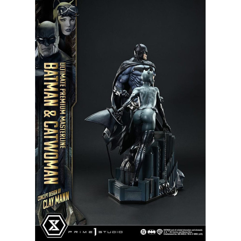 Prime 1 Studio - Batman y Catwoman (Diseño conceptual de Clay Mann) Versión Extra - Ultimate Premium Masterline Series 1/4