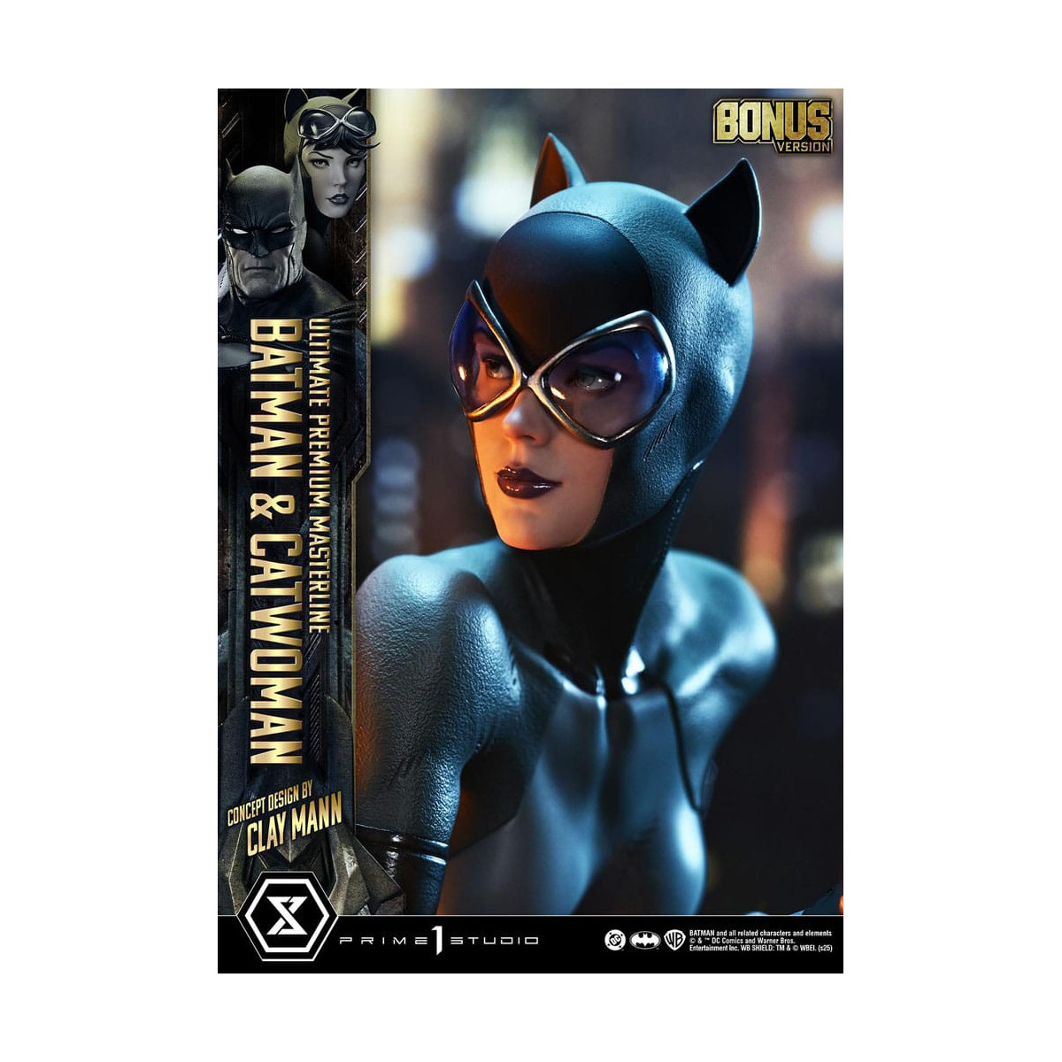 Prime 1 Studio - Batman y Catwoman (Diseño conceptual de Clay Mann) Versión Extra - Ultimate Premium Masterline Series 1/4