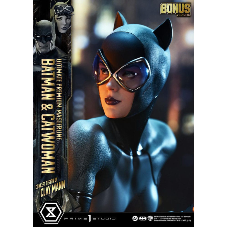 Prime 1 Studio - Batman y Catwoman (Diseño conceptual de Clay Mann) Versión Extra - Ultimate Premium Masterline Series 1/4