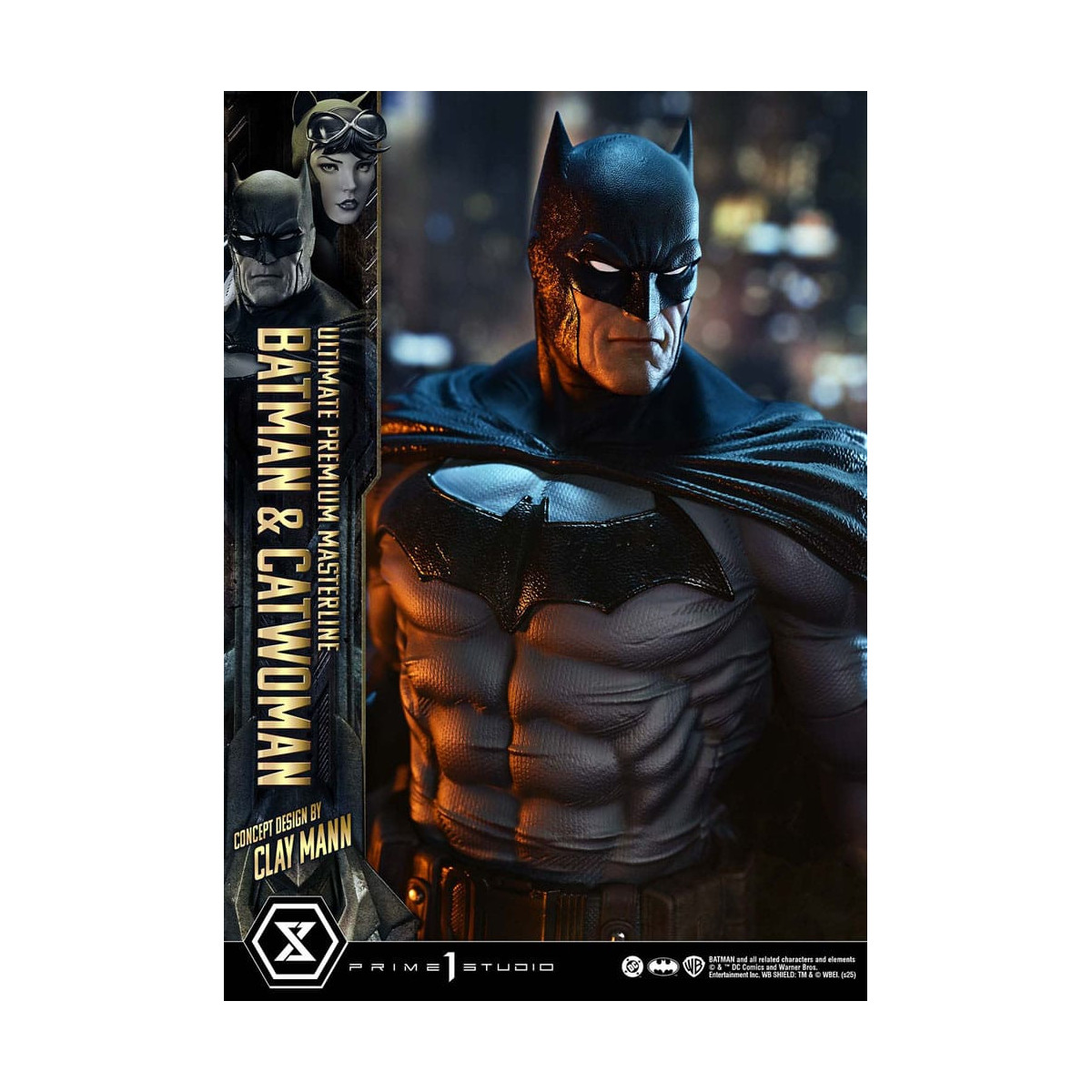 Prime 1 Studio - Batman y Catwoman (Diseño conceptual de Clay Mann) Versión Extra - Ultimate Premium Masterline Series 1/4