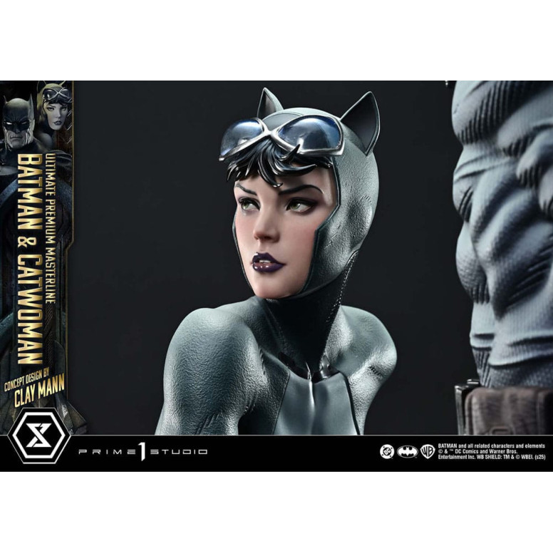 Prime 1 Studio - Batman y Catwoman (Diseño conceptual de Clay Mann) Versión Extra - Ultimate Premium Masterline Series 1/4