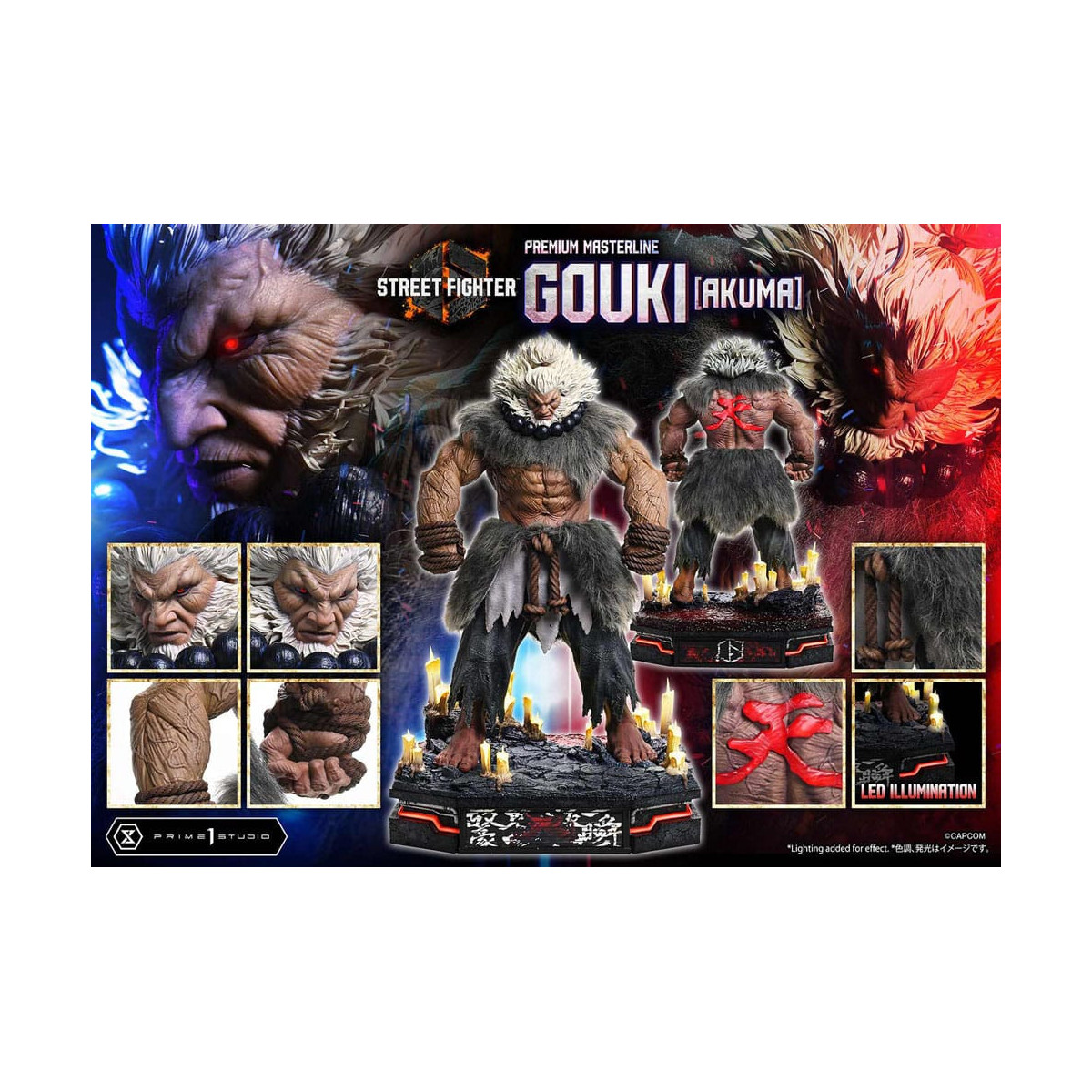 Prime 1 Studio - Street Fighter 6 - Akuma Versión Normal Premium Masterline Serie 1/4