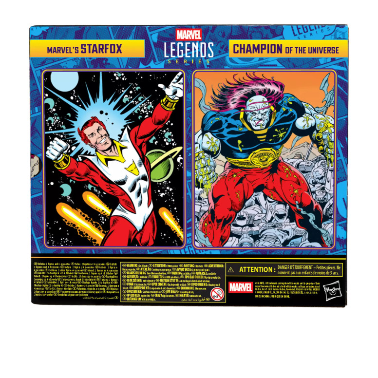 Hasbro Marvel Legends Serie - Starfox y Campeón del Universo