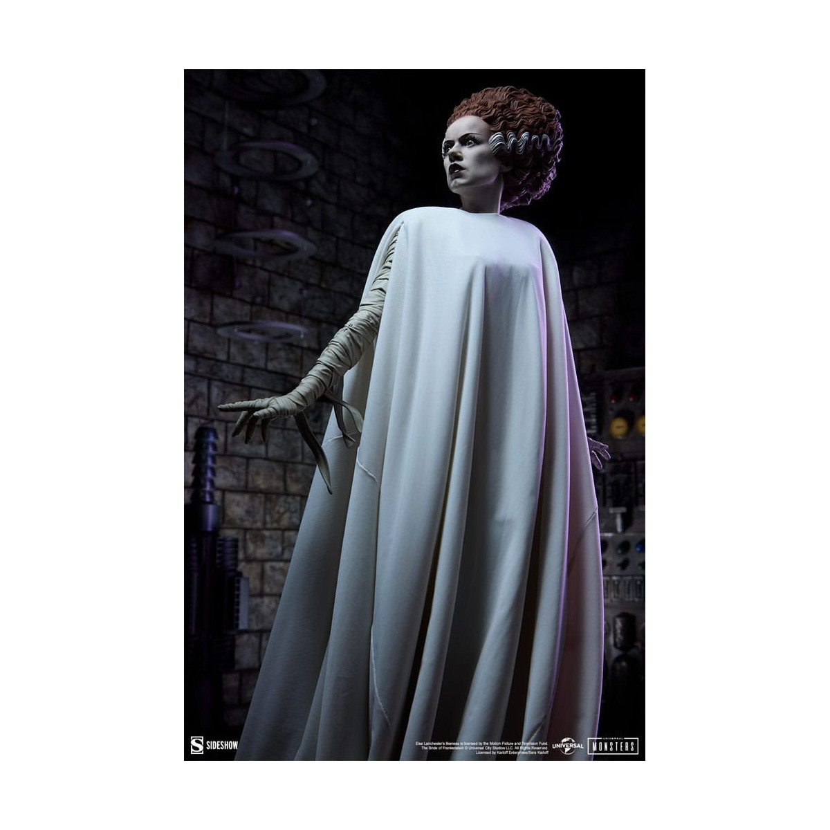 Sideshow Universal Monsters - Premium Format The Bride of Frankenstein 1/4 - La novia de Frankenstein (Traje de tela)