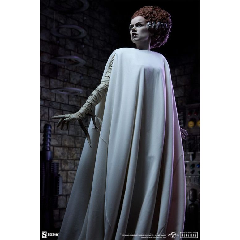 Sideshow Universal Monsters - Premium Format The Bride of Frankenstein 1/4 - La novia de Frankenstein (Traje de tela)