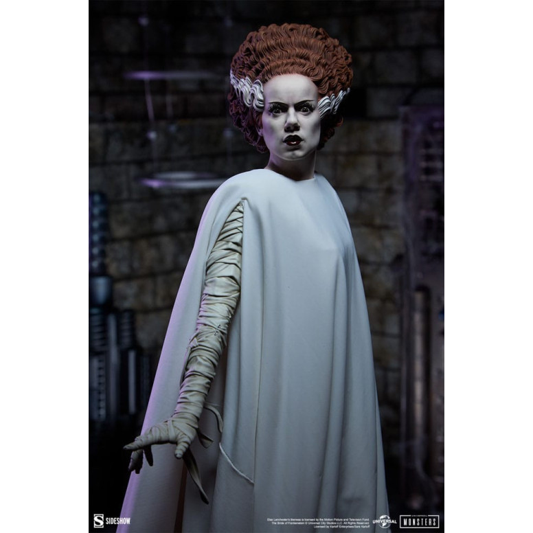 Sideshow Universal Monsters - Premium Format The Bride of Frankenstein 1/4 - La novia de Frankenstein (Traje de tela)