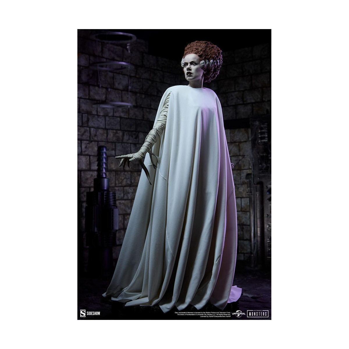 Sideshow Universal Monsters - Premium Format The Bride of Frankenstein 1/4 - La novia de Frankenstein (Traje de tela)