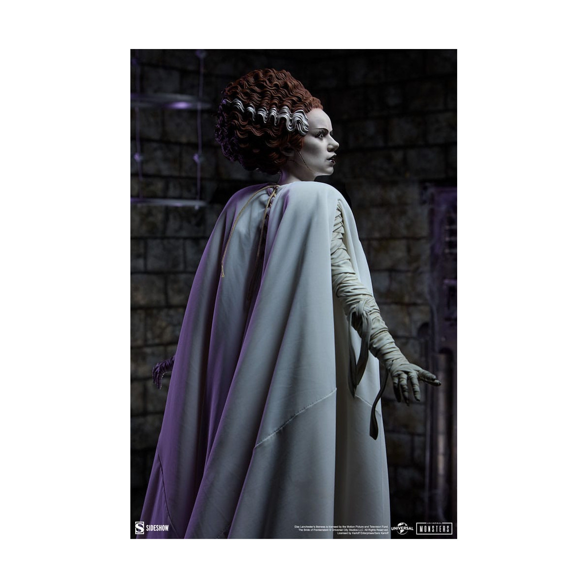 Sideshow Universal Monsters - Premium Format The Bride of Frankenstein 1/4 - La novia de Frankenstein (Traje de tela)