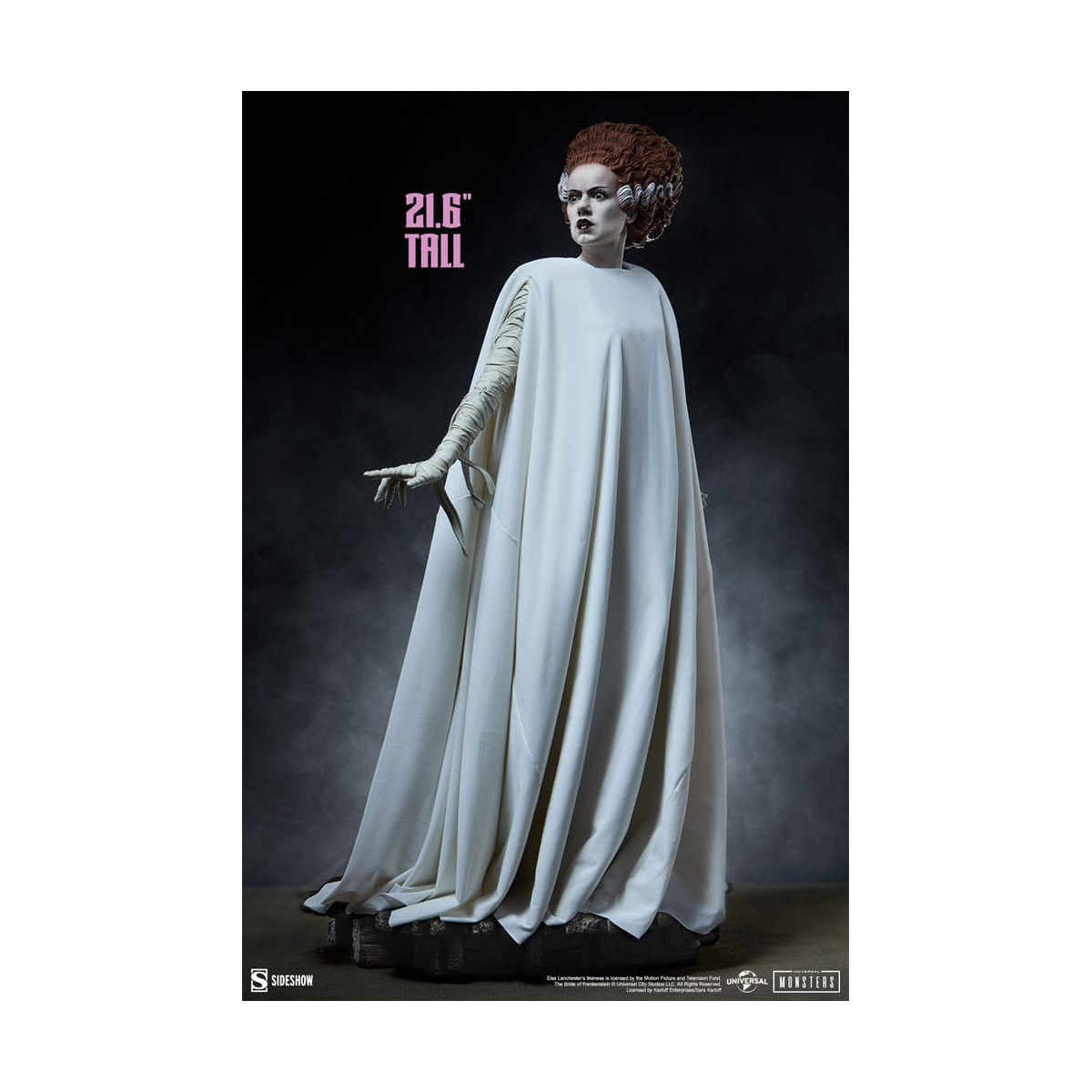 Sideshow Universal Monsters - Premium Format The Bride of Frankenstein 1/4 - La novia de Frankenstein (Traje de tela)