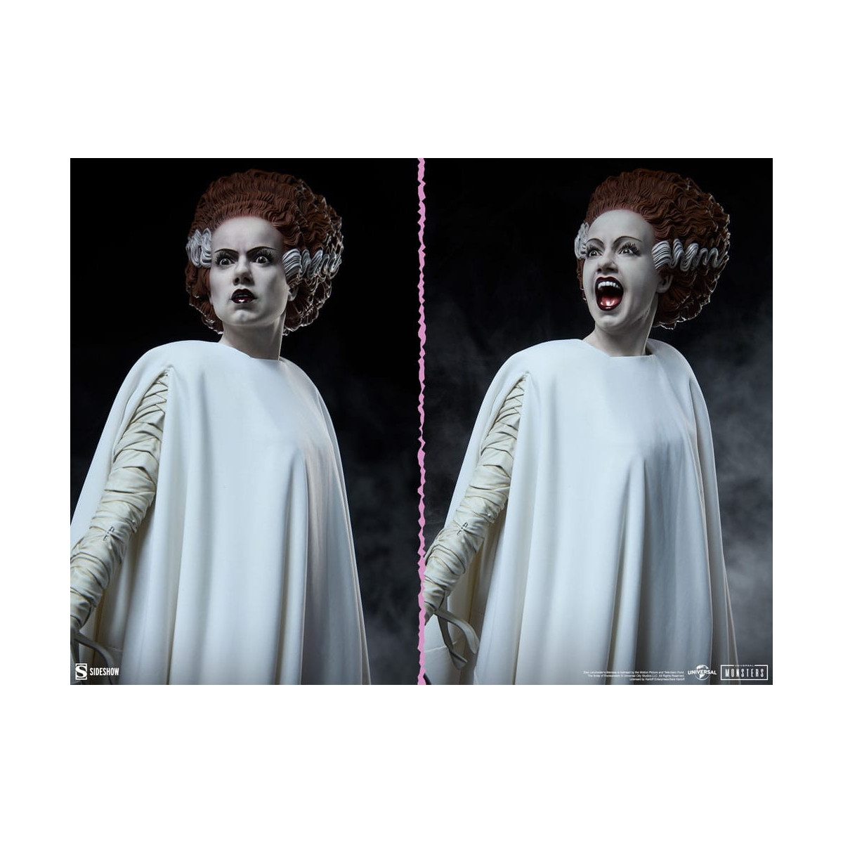 Sideshow Universal Monsters - Premium Format The Bride of Frankenstein 1/4 - La novia de Frankenstein (Traje de tela)