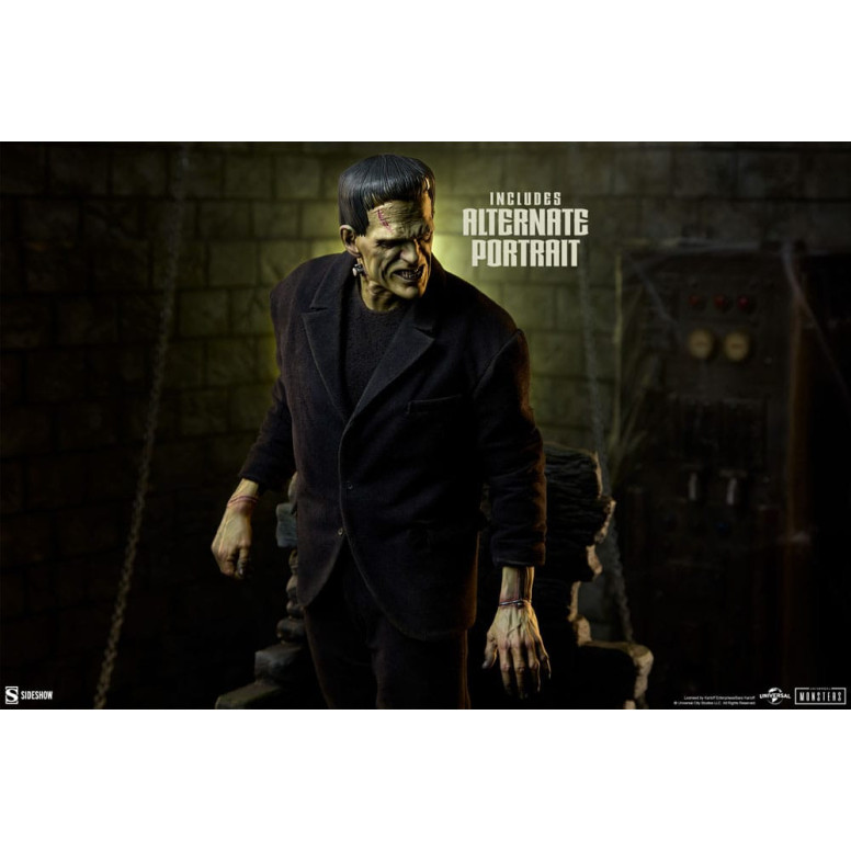 Sideshow Universal Monsters - Formato Premium Frankenstein (Traje de tela) 1/4