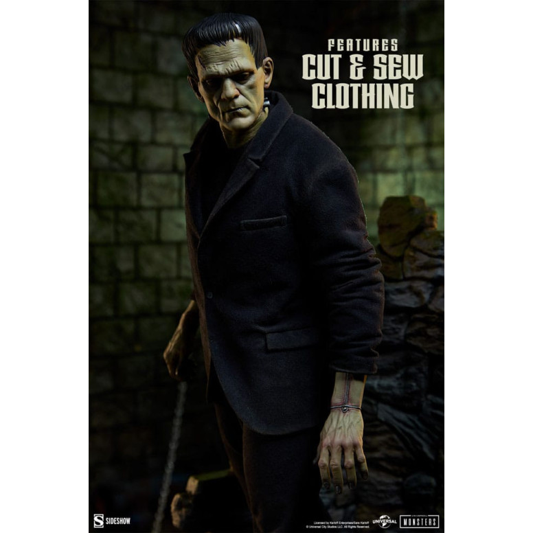Sideshow Universal Monsters - Formato Premium Frankenstein (Traje de tela) 1/4